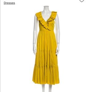 Kate Spade Poplin Ruffle Tiered Dress